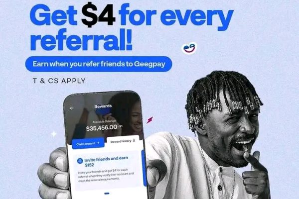 Earn $4 When You Refer a Friend with Geegpay