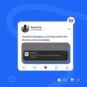 Earn $4 When You Refer a Friend with Geegpay